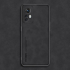 Custodia Lusso Pelle Cover S01 per Xiaomi Redmi Note 12S Nero