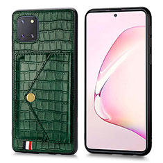 Custodia Lusso Pelle Cover S01D per Samsung Galaxy M60s Verde