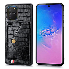 Custodia Lusso Pelle Cover S01D per Samsung Galaxy M80S Nero