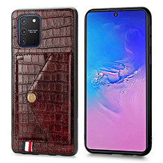 Custodia Lusso Pelle Cover S01D per Samsung Galaxy S10 Lite Marrone