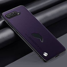 Custodia Lusso Pelle Cover S02 per Asus ROG Phone 5 Ultimate Viola