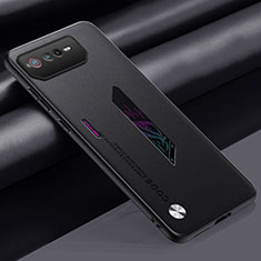 Custodia Lusso Pelle Cover S02 per Asus ROG Phone 6 Nero