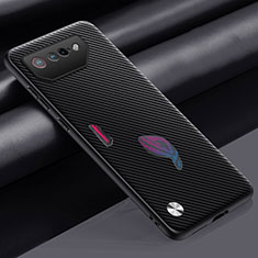 Custodia Lusso Pelle Cover S02 per Asus ROG Phone 7 Grigio Scuro