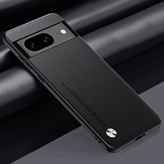 Custodia Lusso Pelle Cover S02 per Google Pixel 8a 5G Nero