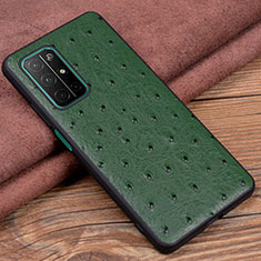 Custodia Lusso Pelle Cover S02 per Huawei Honor 30S Verde