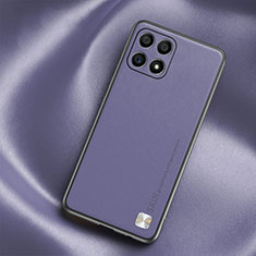 Custodia Lusso Pelle Cover S02 per Huawei Honor X30i Lavanda