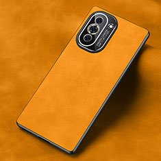 Custodia Lusso Pelle Cover S02 per Huawei Nova 10 Arancione