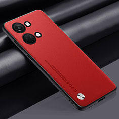 Custodia Lusso Pelle Cover S02 per OnePlus Nord 3 5G Rosso