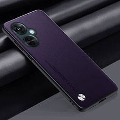 Custodia Lusso Pelle Cover S02 per OnePlus Nord N30 5G Viola