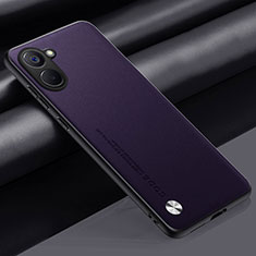 Custodia Lusso Pelle Cover S02 per Realme V20 5G Viola