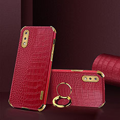 Custodia Lusso Pelle Cover S02 per Samsung Galaxy A02 Rosso