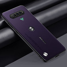 Custodia Lusso Pelle Cover S02 per Xiaomi Black Shark 4 Pro 5G Viola