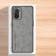 Custodia Lusso Pelle Cover S02 per Xiaomi Mi 11X 5G Grigio