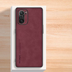 Custodia Lusso Pelle Cover S02 per Xiaomi Mi 11X Pro 5G Rosso