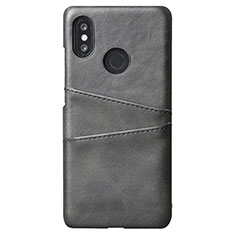 Custodia Lusso Pelle Cover S02 per Xiaomi Mi 8 Nero