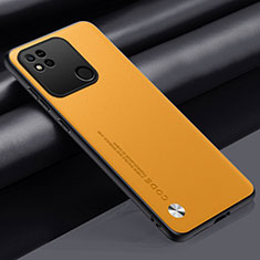 Custodia Lusso Pelle Cover S02 per Xiaomi POCO C31 Giallo