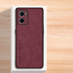 Custodia Lusso Pelle Cover S02 per Xiaomi Redmi 10 5G Rosso