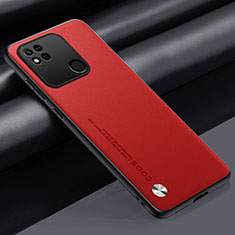 Custodia Lusso Pelle Cover S02 per Xiaomi Redmi 9 Activ Rosso