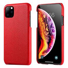 Custodia Lusso Pelle Cover S03 per Apple iPhone 11 Pro Max Rosso