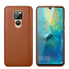 Custodia Lusso Pelle Cover S03 per Huawei Mate 20 Marrone