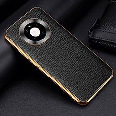 Custodia Lusso Pelle Cover S03 per Huawei Mate 40 Nero