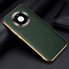 Custodia Lusso Pelle Cover S03 per Huawei Mate 40 Pro Verde