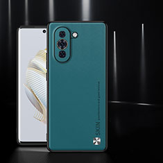 Custodia Lusso Pelle Cover S03 per Huawei Nova 10 Ciano