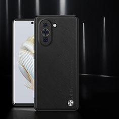 Custodia Lusso Pelle Cover S03 per Huawei Nova 10 Nero