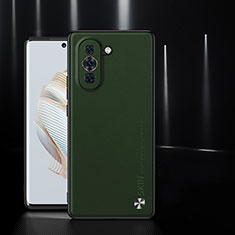 Custodia Lusso Pelle Cover S03 per Huawei Nova 10 Verde