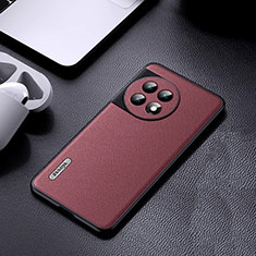 Custodia Lusso Pelle Cover S03 per OnePlus Ace 2 5G Rosso