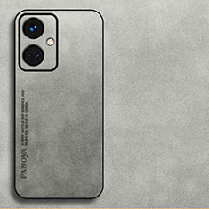 Custodia Lusso Pelle Cover S03 per Oppo K11 5G Grigio