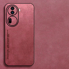 Custodia Lusso Pelle Cover S03 per Oppo Reno11 Pro 5G Rosso