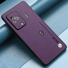 Custodia Lusso Pelle Cover S03 per Xiaomi Black Shark 5 Pro 5G Viola