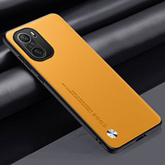 Custodia Lusso Pelle Cover S03 per Xiaomi Mi 11X Pro 5G Giallo