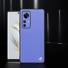 Custodia Lusso Pelle Cover S03 per Xiaomi Mi 12T Pro 5G Lavanda