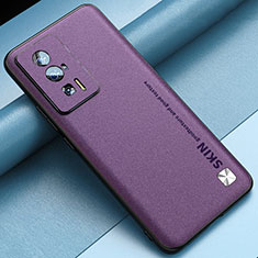 Custodia Lusso Pelle Cover S03 per Xiaomi Poco F5 Pro 5G Lavanda