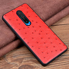 Custodia Lusso Pelle Cover S03 per Xiaomi Redmi K30 4G Rosso