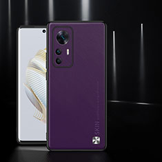 Custodia Lusso Pelle Cover S03 per Xiaomi Redmi K50 Ultra 5G Viola