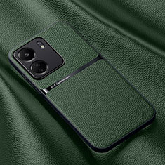 Custodia Lusso Pelle Cover S04 per Xiaomi Poco C65 Verde