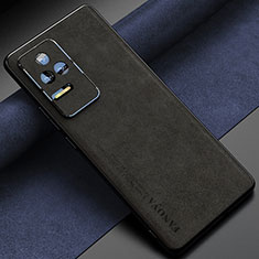 Custodia Lusso Pelle Cover S04 per Xiaomi Redmi K50 5G Nero