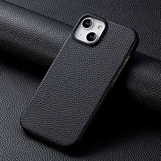 Custodia Lusso Pelle Cover S04D per Apple iPhone 13 Nero