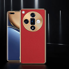 Custodia Lusso Pelle Cover S05 per Oppo Find X7 5G Rosso