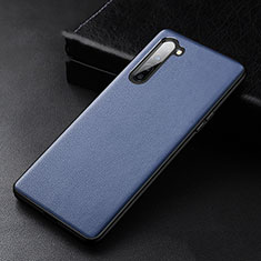 Custodia Lusso Pelle Cover S05 per Oppo K7 5G Blu