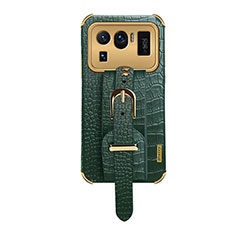 Custodia Lusso Pelle Cover S05 per Xiaomi Mi 11 Ultra 5G Verde