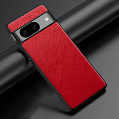 Custodia Lusso Pelle Cover S06 per Google Pixel 8 5G Rosso