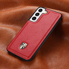 Custodia Lusso Pelle Cover S06D per Samsung Galaxy S22 Plus 5G Rosso