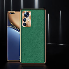 Custodia Lusso Pelle Cover S10 per Xiaomi Mi 12 Pro 5G Verde