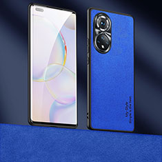 Custodia Lusso Pelle Cover ST4 per Huawei Nova 9 Pro Blu