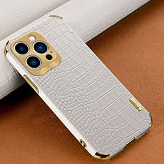 Custodia Lusso Pelle Cover XD1 per Apple iPhone 13 Pro Bianco