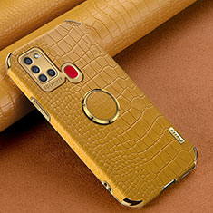 Custodia Lusso Pelle Cover XD1 per Samsung Galaxy A21s Giallo